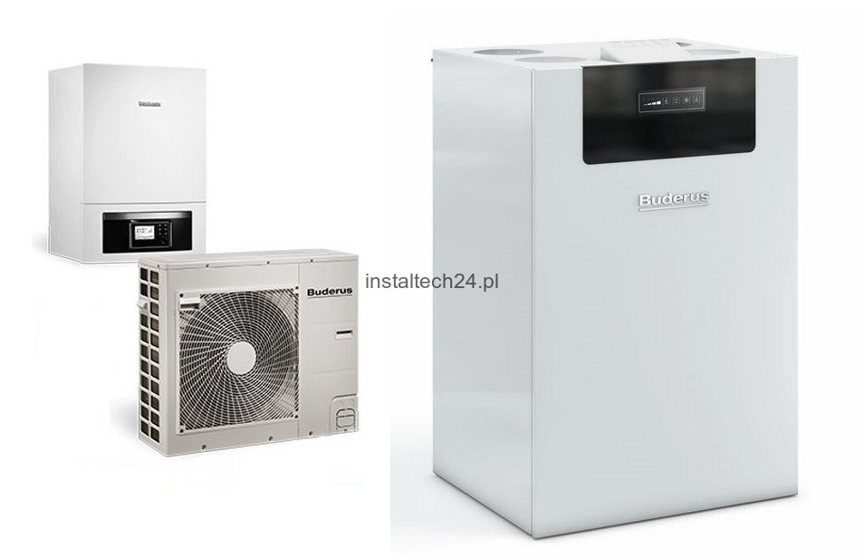 PAKIET pompa ciepła Logatherm WPLS 11.2 RE + wentylacja mechaniczna Logavent HRV2-350