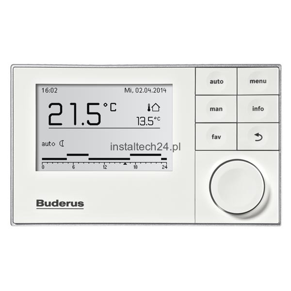 Kocioł kondensacyjny gazowy Buderus Logano plus GB 212 22kW RC300FA stojący