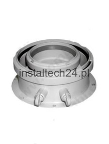 Adapter powietrzno - spalinowy z króćcami pomiarowymi Buderus AZB931 (∅ 80/125)