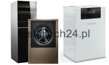 PAKIET pompa ciepła Logatherm WLW 196-14i AR EW + wentylacja mechaniczna Logavent HRV2-350